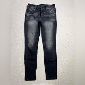 Buckle Black Washed Skinny Jeans